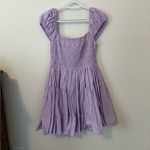 Lavender Babydoll Dress